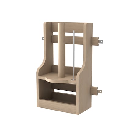 Rev-A-Shelf Maple Veneer, Light Brown, 13.5 in W, 18.5 in H, 7.34 in L, Light Brown 4SBPT-18-1